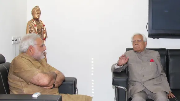 Prime Minister Narendra Modi with Former Union Minister K Natwar Singh