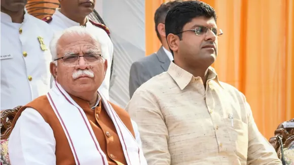 Manohar Lal Khattar and Dushyant Chautala