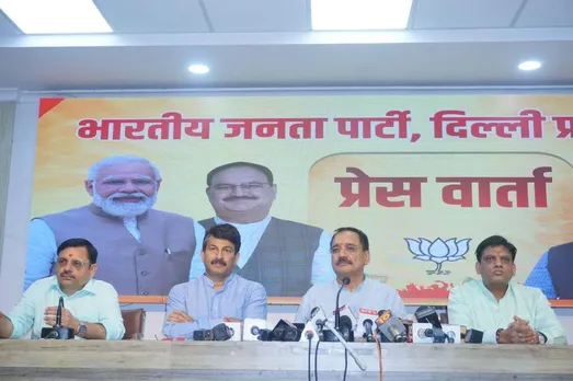 Manoj Tiwari Virendra Sachdeva Delhi BJP