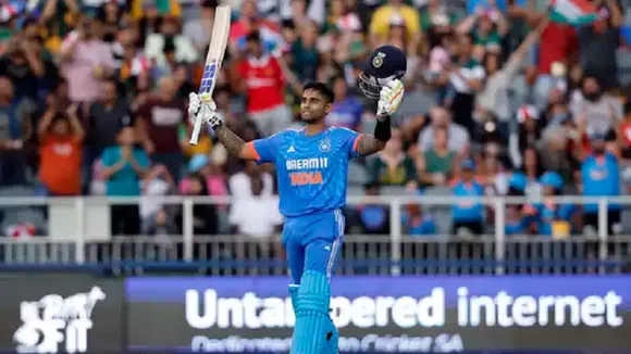 Suryakumar Yadav century