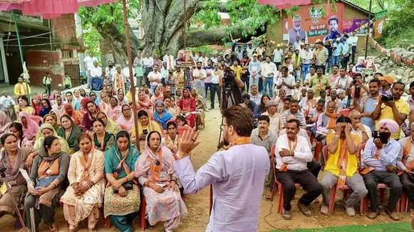 Anurag Thakur Campaigns Himachal Pradesh