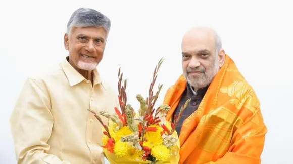 N Chandrababu Naidu Amit Shah TDP BJP