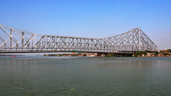 Ganga in West Bengal Howrah Bridge Kolkata