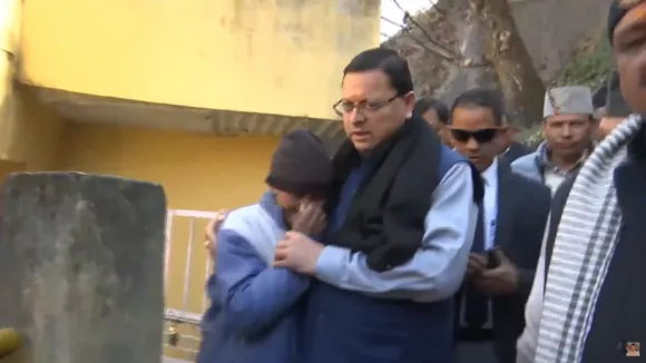 Pushkar Singh Dhami Joshimath