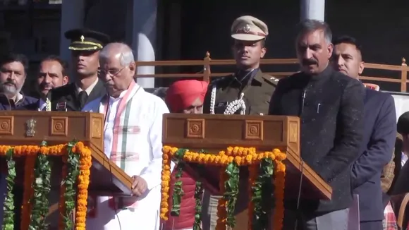 Sukhwinder Singh Sukhu takes oath as Himachal Pradesh CM