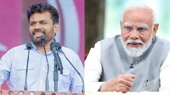 Sri Lanka's new President Anura Kumara Dissanayake and Indian PM Narendra Modi (File image)