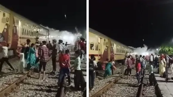 Sambhal Train Smoke