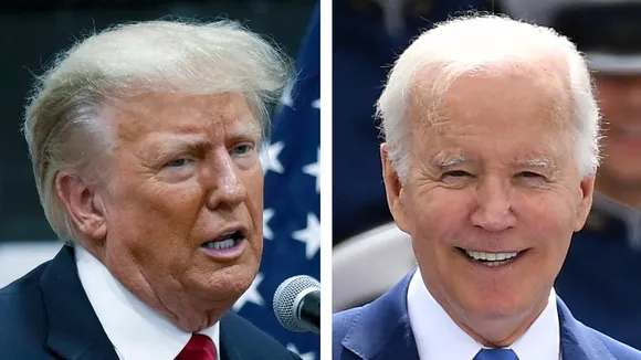 Donald Trump and Joe Biden
