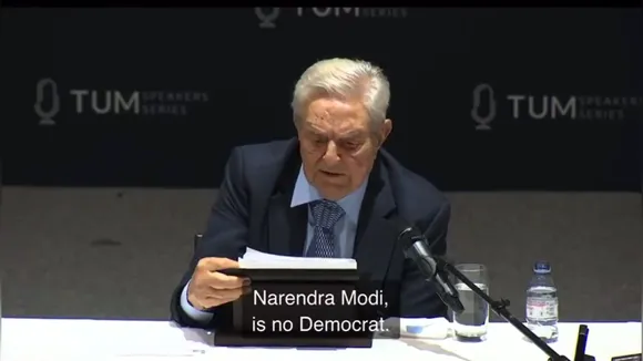 George Soros Narendra Modi BJP