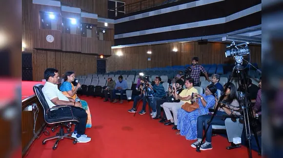 Dr (Mrs) Kalaiselvi, DG CSIR, Along With Prof Sunil Kumar Singh, Directro CSIR-NIO Interacts With Media Persons At CSIR-NIO