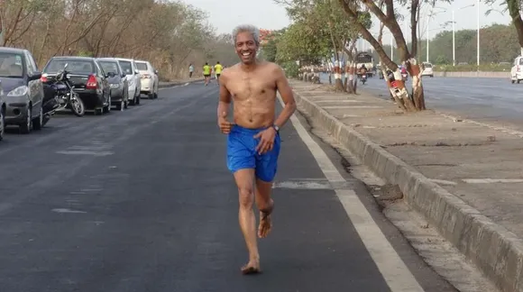 Jitender tayde barefoot running