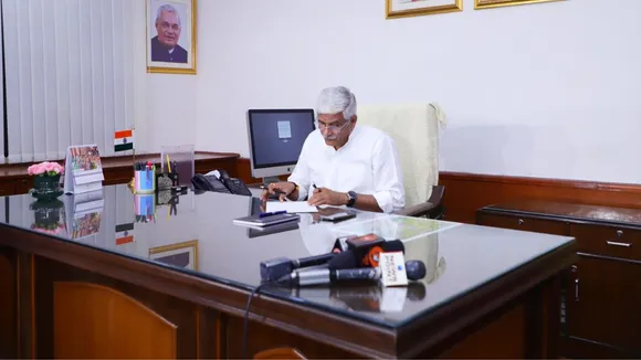 Gajendra Singh Shekhawat takes charge as Minister of Culture