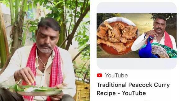 Rajanna Sircilla Peacock Curry Recipe