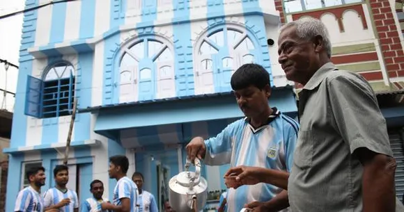 Kolkata Argentina Fotball World Cup Messi