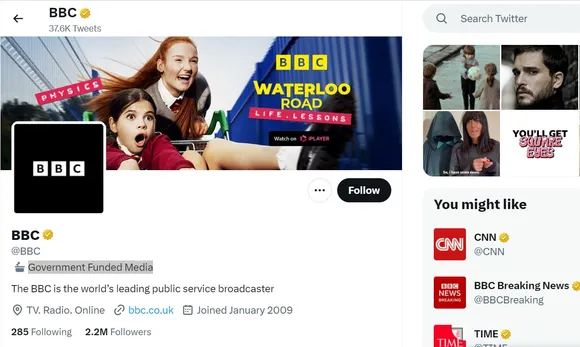 BBC Twitter Handle