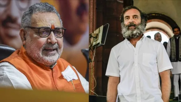 Giriraj Singh and Rahul Gandhi