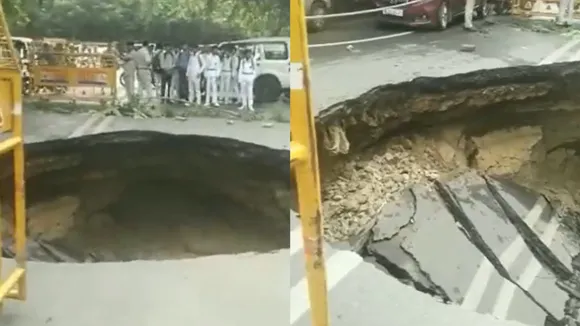 delhi-road-caved-Janakpuri