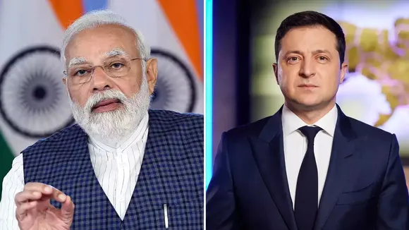 Narendra Modi Volodymyr Zelenskyy