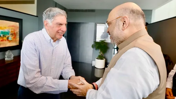 Ratan Tata and Amit Shah