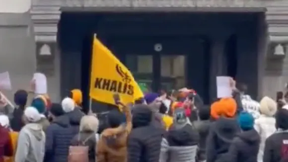 Khalistani supporters storm Indian high commission in London