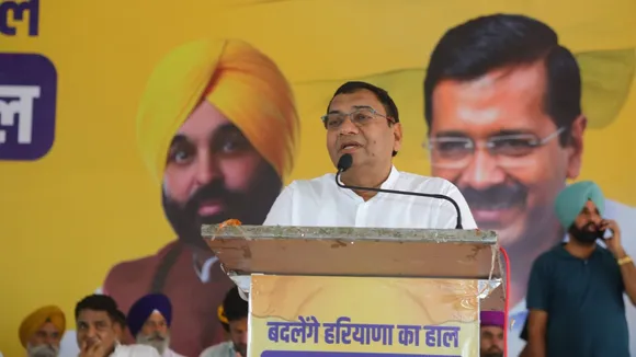Haryana AAP chief Sushil Gupta (File image)