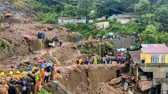 A stone quarry collapsed in Mizoram's Aizawl district on Tuesday 