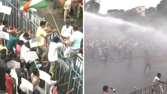 Nabanna Abhijan Kolkata Police Lathicharge