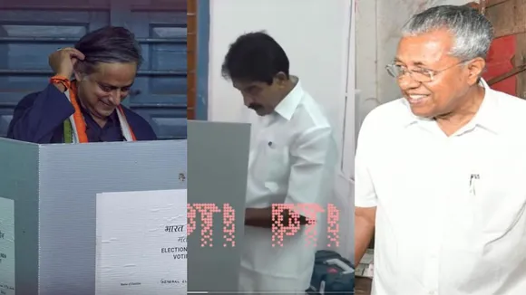 Shashi Tharoor K C Venugopal Pinarayi Vijayan