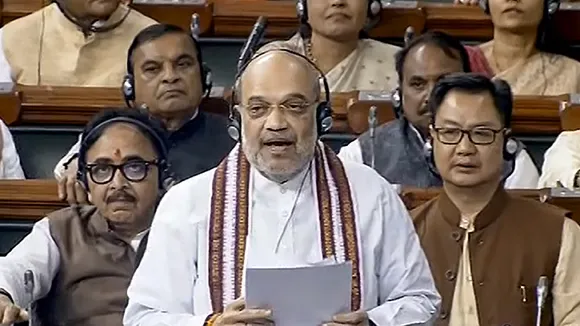 Amit Shah in Parliament