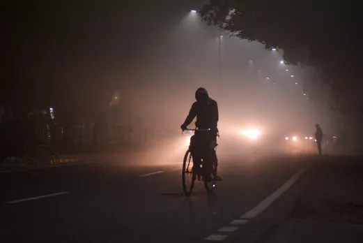 Weather Cold winter Delhi