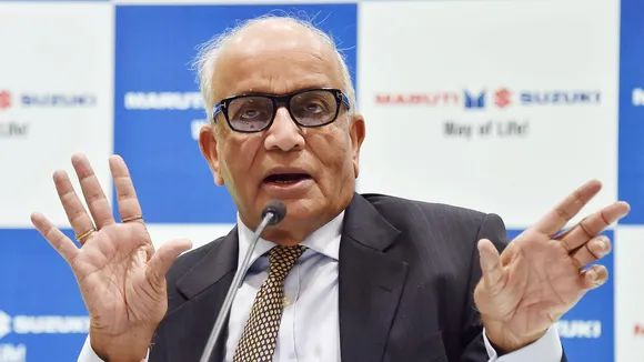 File photo of Maruti Suzuki India Chairman R C Bhargava