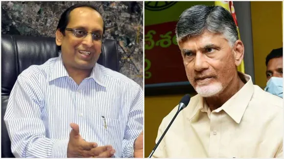 Neerabh Kumar Prasad N Chandrababu Naidu