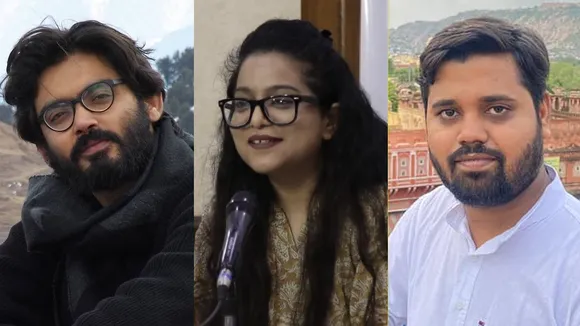 Sharjeel Imam, Safoora Zargar and Asif Iqbal Tanha