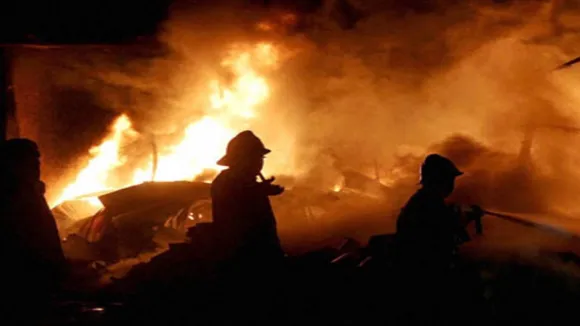Fire army camp
