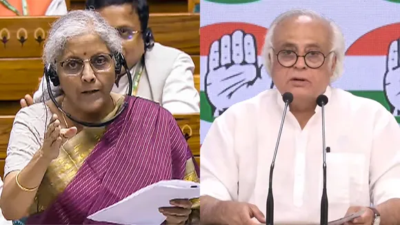 Nirmala Sitharaman Jairam Ramesh