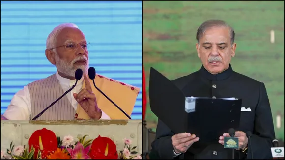 Narendra Modi Shehbaz Sharif
