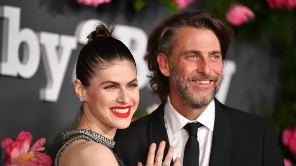 Alexandra Daddario with husband Andrew Form