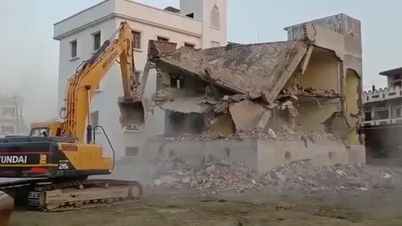 House of Mukhtar Ansari's son demolished in Mau