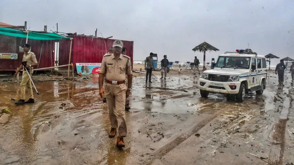 Cyclone Biparjoy landfall