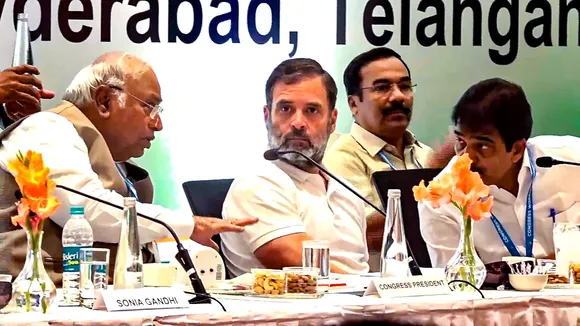 Congress Working Committee meeting Mallikarjun Kharge Rahul Gandhi K C Venugopal