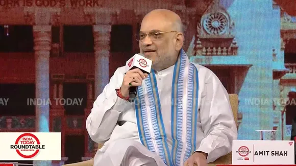 Amit Shah at India Today roundtable