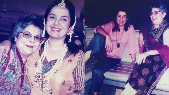 Farah Khan and Menaka Irani 