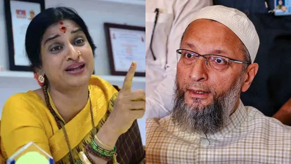 Asaduddin Owaisi Madhavi Latha