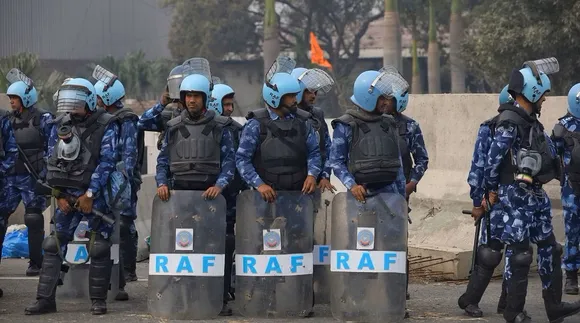 Heavy security at Delhi's Singhu border