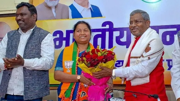 Geeta Kora joins BJP