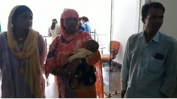 The victim along with his family at the public hearing