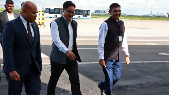Kiren Rijiju in Maldives
