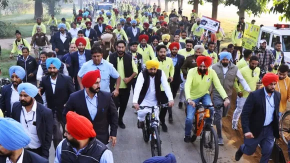 bhagwant mann cycling anti drug.jpg