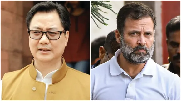 kiren rijiju rahul gandhi