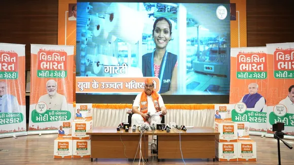 Gujarat BJP chief C R Paatil flagged off 'Viksit Bharat Modi Ki Guarantee'